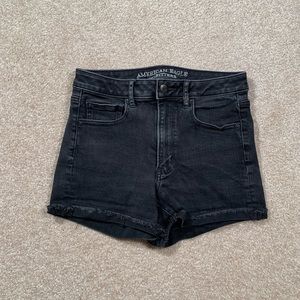American Eagle Black Denim Shorts
